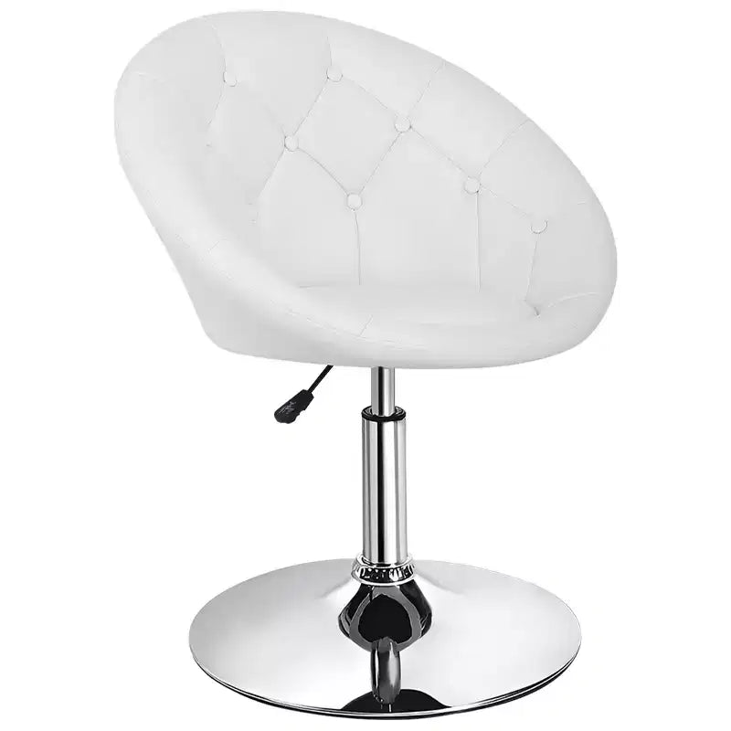 Chaise de Vanité Moderne Pivotante de Maquillage Hauteur Réglable Fauteuil d'Appoint