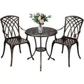 Acekool 47 Round Dining Table for 4-6 - Wooden Family Kitchen Table with Adjustable Feet