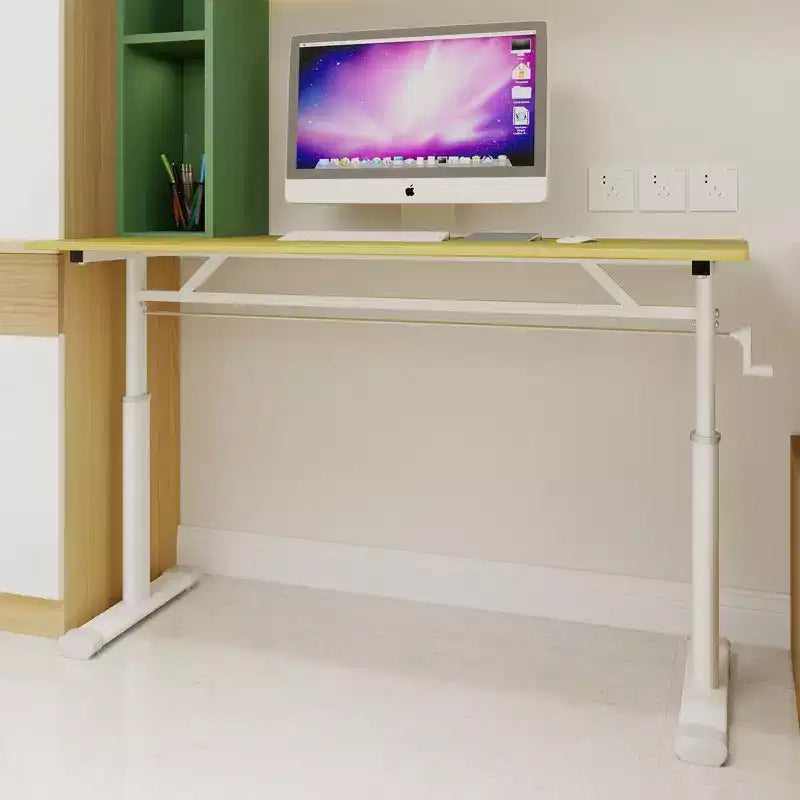 47,24 po de hauteur réglable – Long bureau d'ordinateur avec conception polyvalente, bureau d'écriture pour salon, bureau, salle de classe