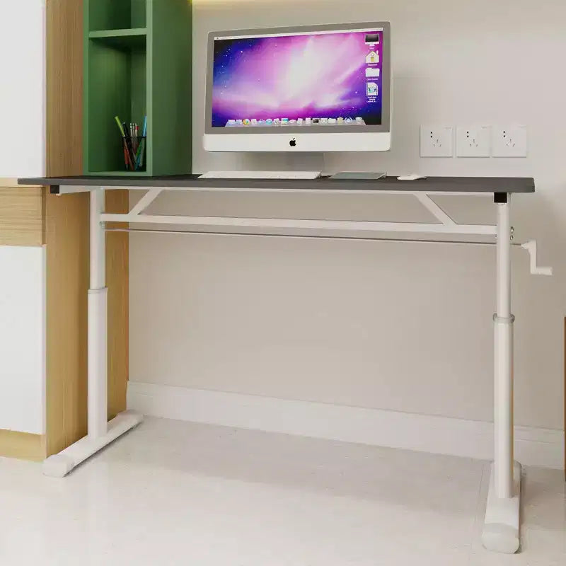 47,24 po de hauteur réglable – Long bureau d'ordinateur avec conception polyvalente, bureau d'écriture pour salon, bureau, salle de classe