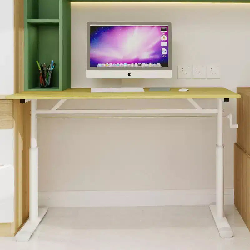 47,24 po de hauteur réglable – Long bureau d'ordinateur avec conception polyvalente, bureau d'écriture pour salon, bureau, salle de classe
