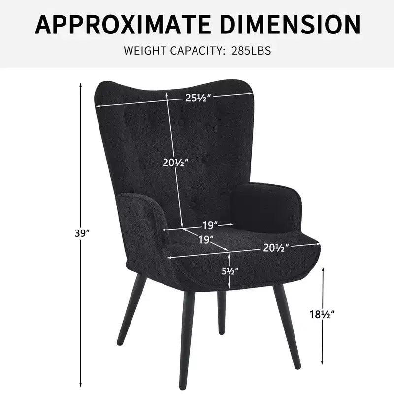 Fauteuil moderne en imitation peau de mouton, capitonné, avec accoudoirs, pour bureau/salon/chambre à coucher