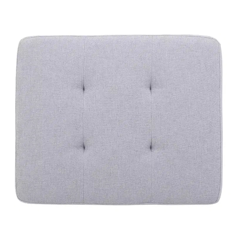 Banc ottoman de rangement carré moderne avec coussin, bout de lit avec pieds en bois, banc d'entrée pour chambre à coucher, salon