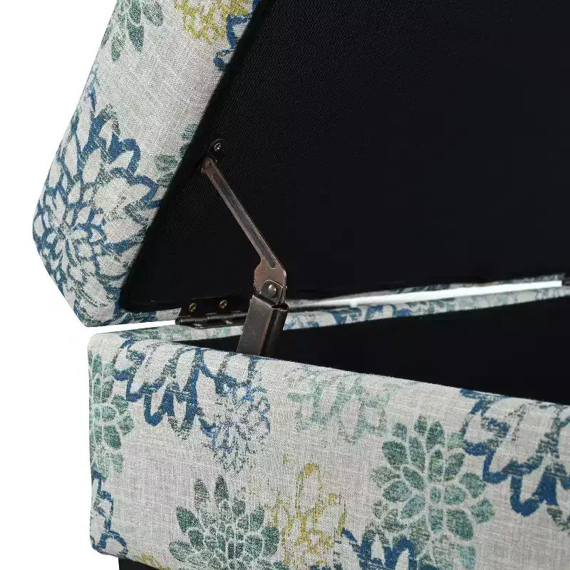 Banc ottoman de rangement carré moderne avec coussin, bout de lit avec pieds en bois, banc d'entrée pour chambre à coucher, salon