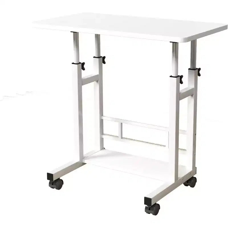 Petit bureau debout réglable en hauteur, bureau mobile pour ordinateur portable, table d'ordinateur portable pour le bureau à domicile et le tapis de marche