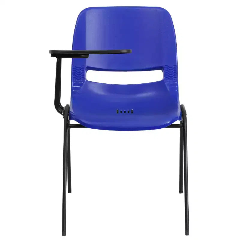 Chaise ergonomique Flash Furniture avec tablette rabattable à droite