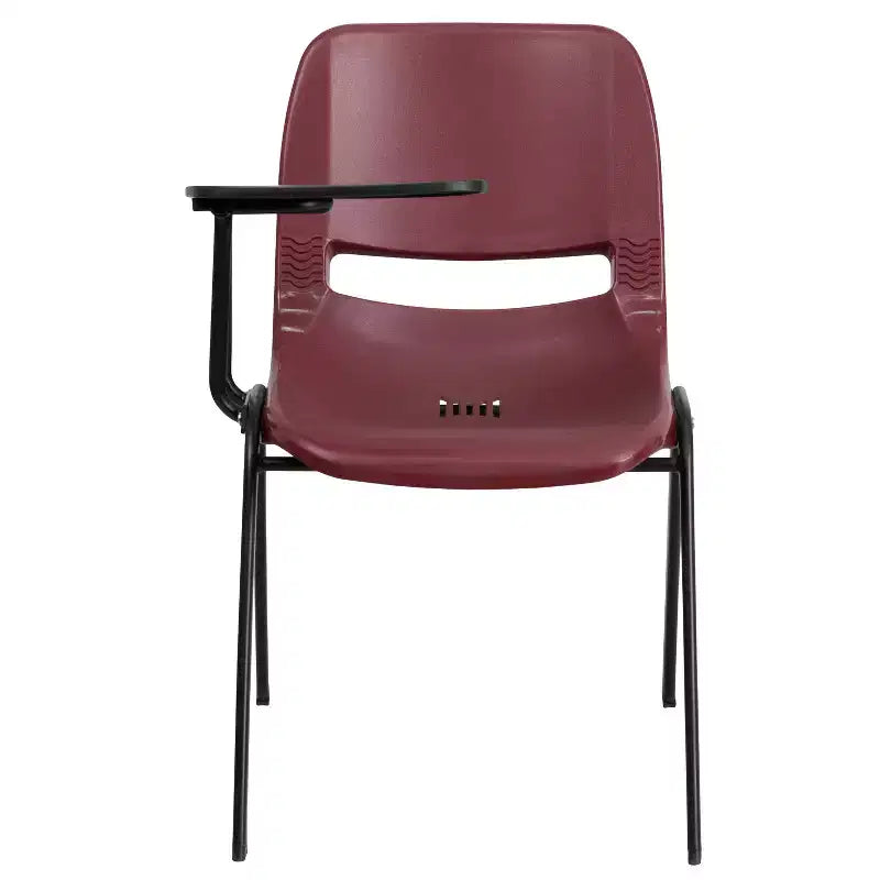 Chaise ergonomique Flash Furniture avec tablette rabattable à droite