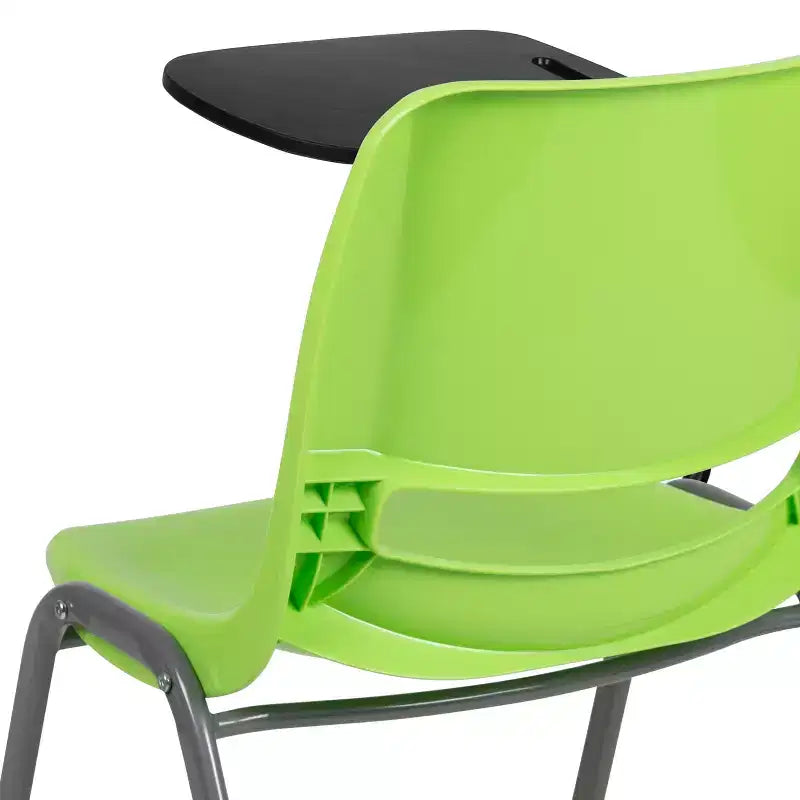 Chaise ergonomique Flash Furniture avec tablette rabattable à droite