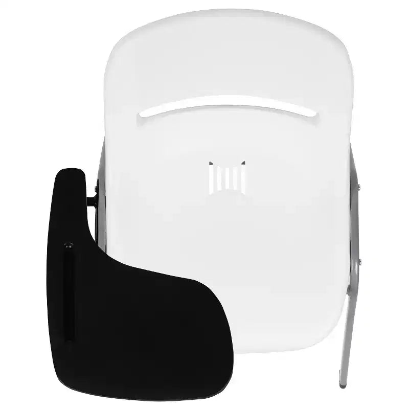 Chaise ergonomique Flash Furniture avec tablette rabattable à droite
