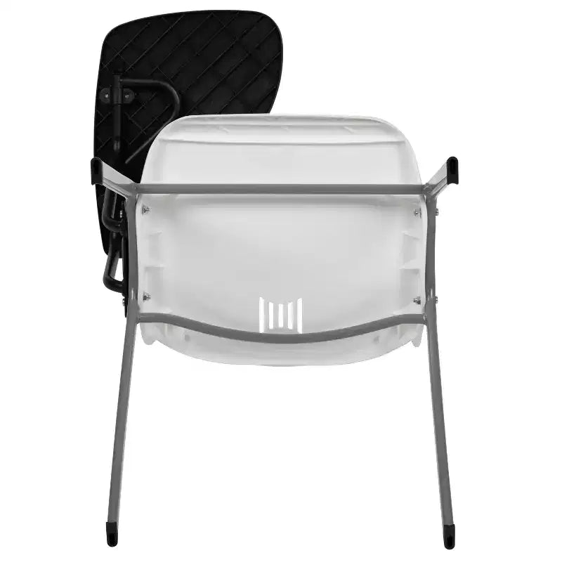 Chaise ergonomique Flash Furniture avec tablette rabattable à droite