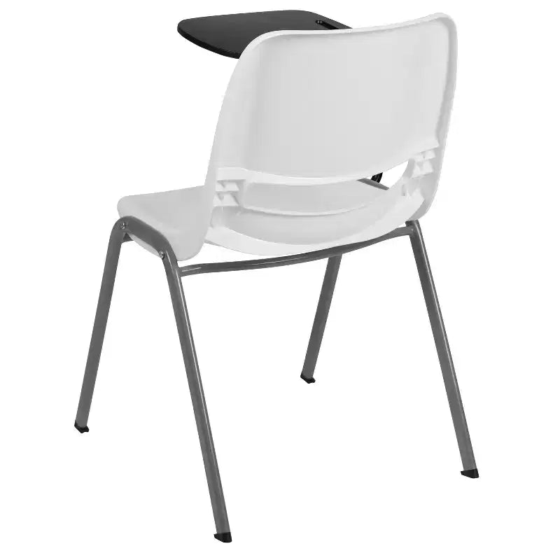 Chaise ergonomique Flash Furniture avec tablette rabattable à droite