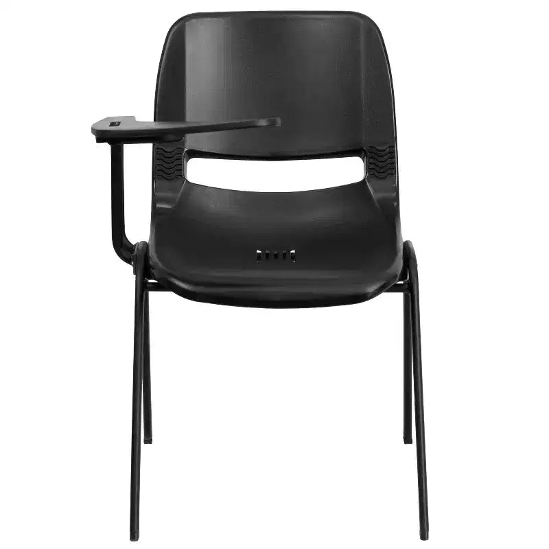 Chaise ergonomique Flash Furniture avec tablette rabattable à droite