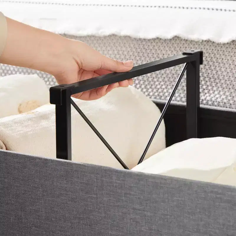 43.3 Banc de rangement pliant Pouf de rangement avec coffre