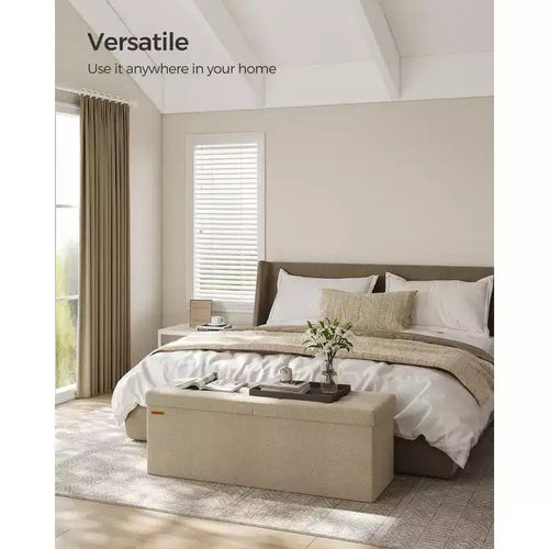 43.3 Banc de rangement pliant Pouf de rangement avec coffre