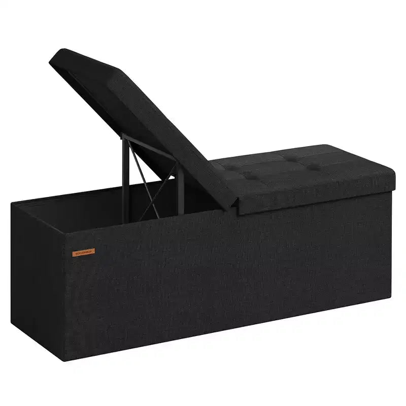 43.3 Banc de rangement pliant Pouf de rangement avec coffre