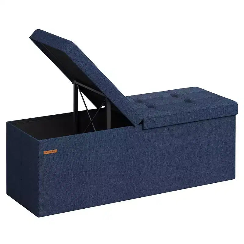 43.3 Banc de rangement pliant Pouf de rangement avec coffre