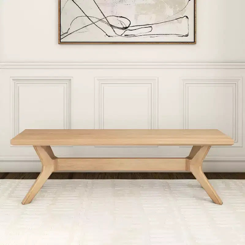 Banc de salle à manger Verso en bois massif Plank+Beam, banc d'entrée 60, banc de pièce minimaliste