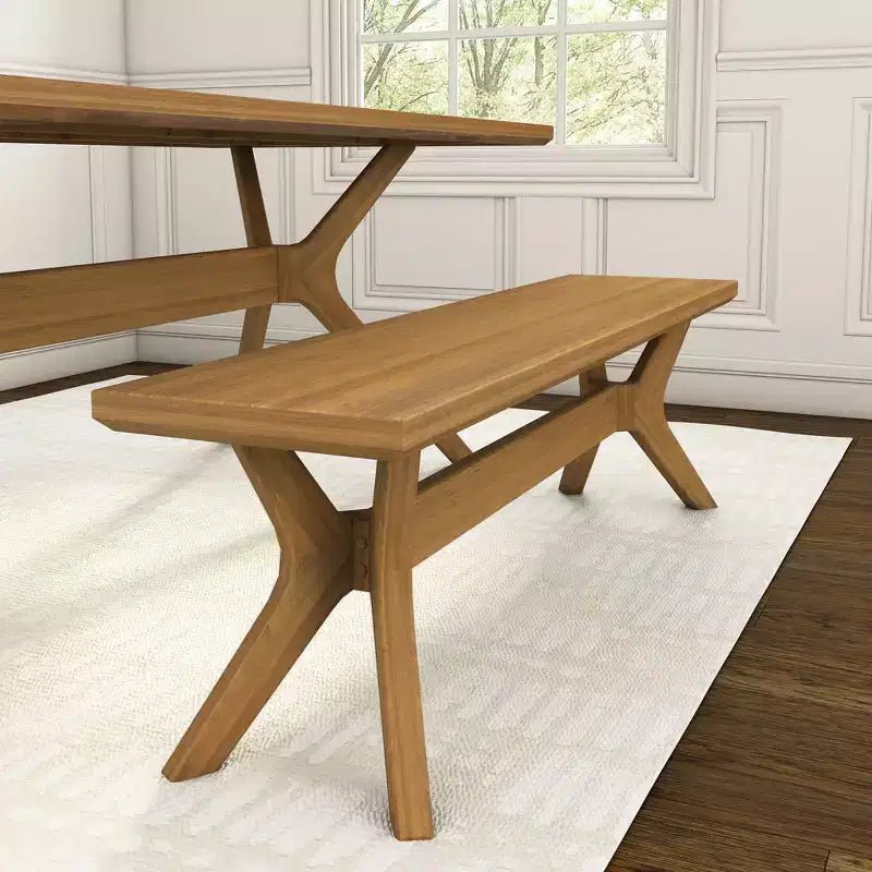Banc de salle à manger Verso en bois massif Plank+Beam, banc d'entrée 60, banc de pièce minimaliste