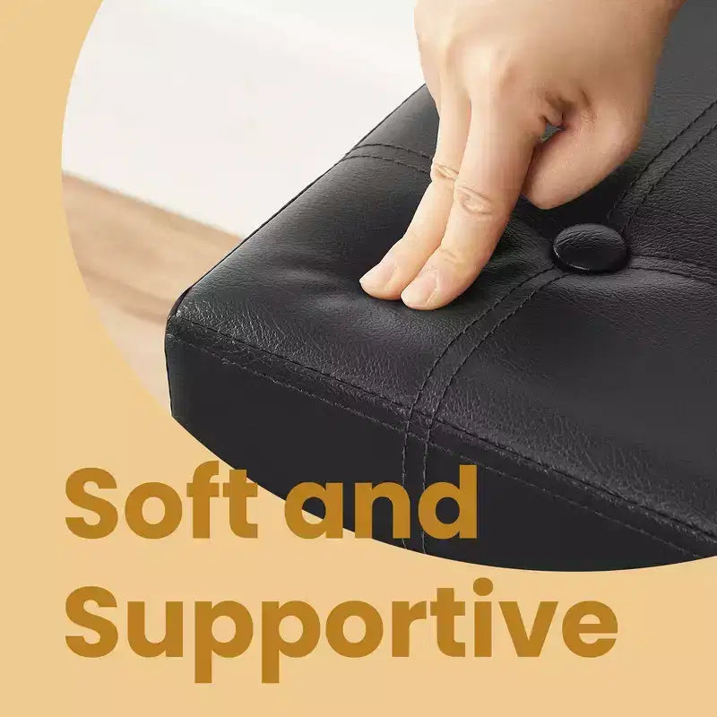 15 poufs ottomans avec rangement, repose-pieds pliant, banc ottoman de rangement, banc de chambre à coucher avec rangement en forme de cube, capacité de charge de 300 kg