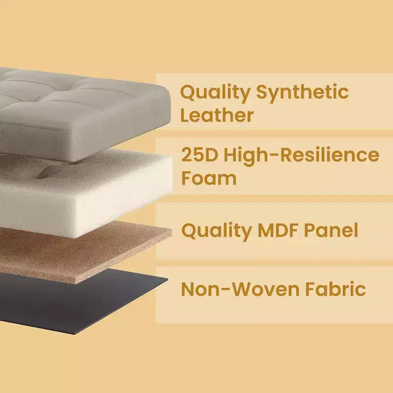 15 poufs ottomans avec rangement, repose-pieds pliant, banc ottoman de rangement, banc de chambre à coucher avec rangement en forme de cube, capacité de charge de 300 kg